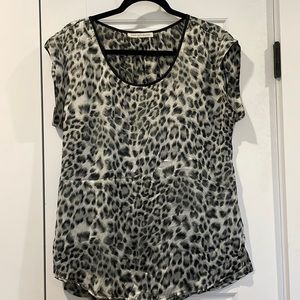 Animal Print Blouse Medium
